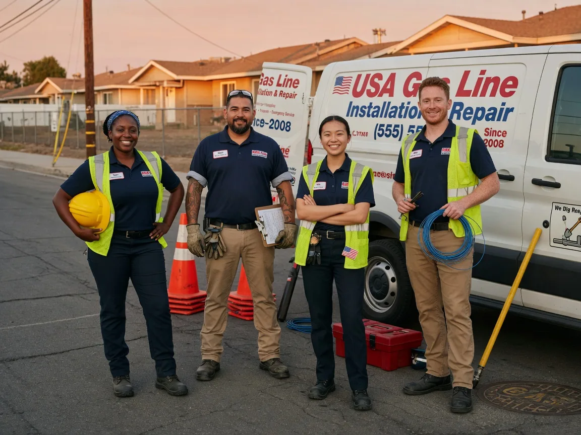 Gas Line Installation company in La Ward, TX